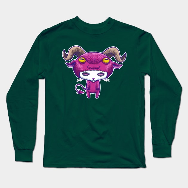 Demon Rabbit Long Sleeve T-Shirt by mauchofett